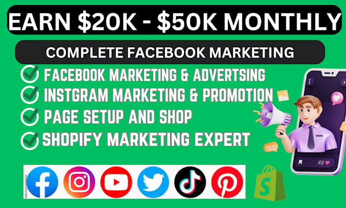 Gig Preview - Setup facebook instagram meta ads campaign shopify dropshipping tiktok shop ads