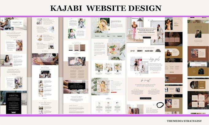 Gig Preview - Design kajabi website, landing page, setup online course, and coaching website