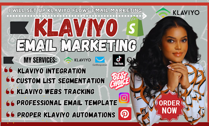 Gig Preview - Setup klaviyo flows, campaign email marketing, sales funnel, shopify marketing