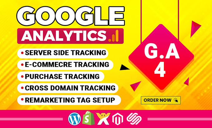 Gig Preview - Fix or setup google analytics 4, ga4 ecommerce tracking, conversion track