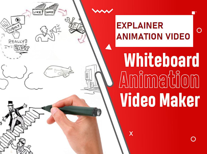 Gig Preview - Create explainer whiteboard animation video and motion graphics animation video