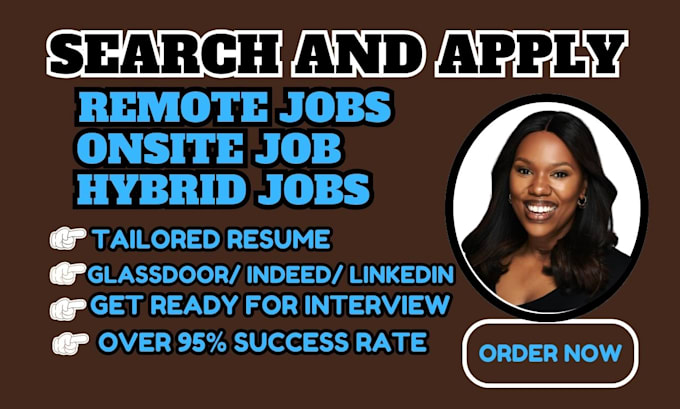 Gig Preview - Expertly search and apply for job, onsite, remote, and reverse recruit