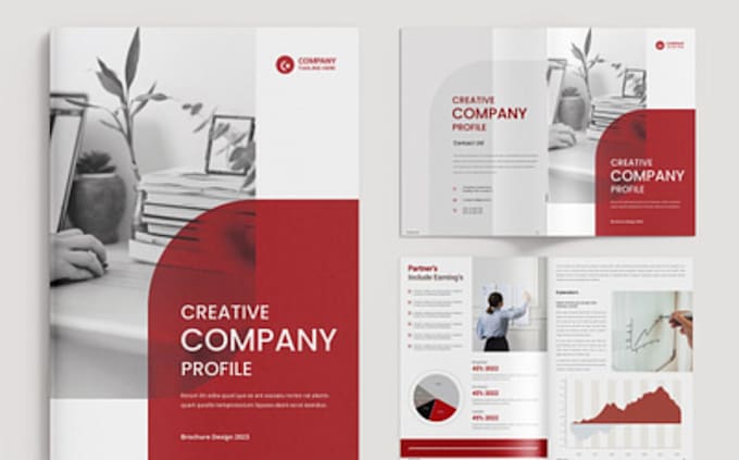 Gig Preview - Design company profile, business brochure, employee handbook, proposal