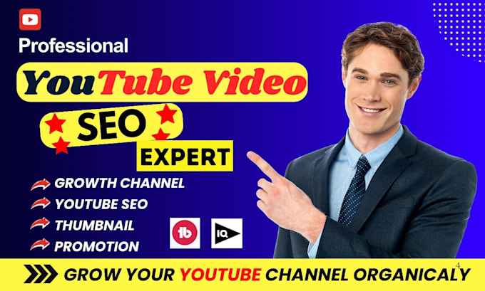 Gig Preview - Do best youtube video SEO expert optimization and channel growth manager