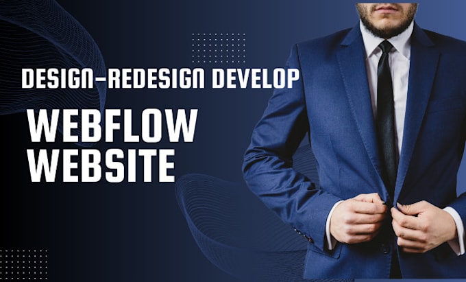 Gig Preview - Develop or design webflow website, webflow developer, figma to webflow