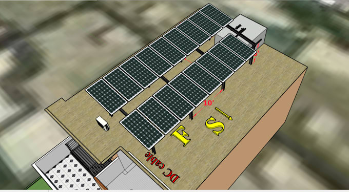 Bestseller - design 3d pv energy systems on sketchup and autocad