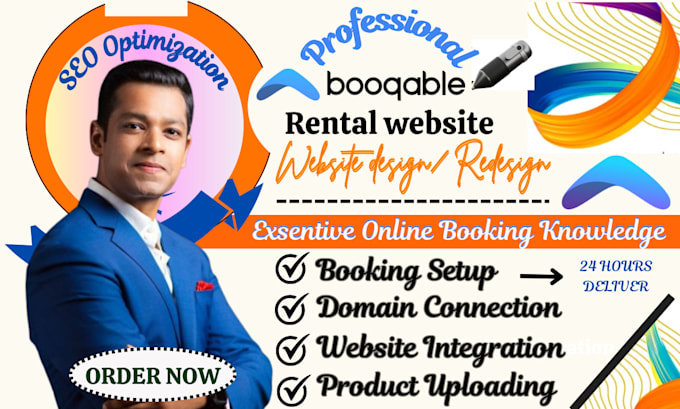 Gig Preview - Build booqable rental website, online booking website booqable online rental SEO