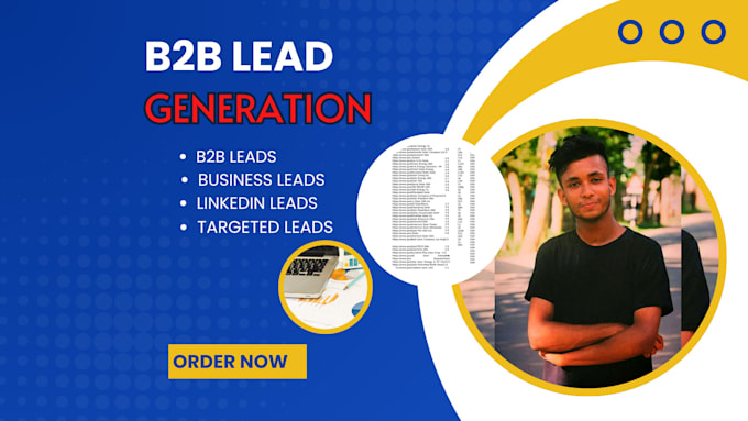 Gig Preview - Build a verified email list for b2b lead generation