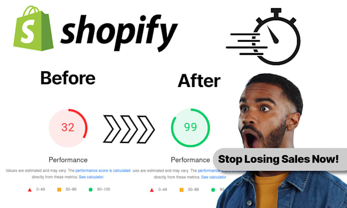 Gig Preview - Boost your shopify store speed and core web vitals score