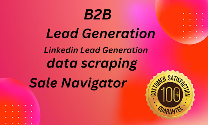 Gig Preview - Do b2b lead generation