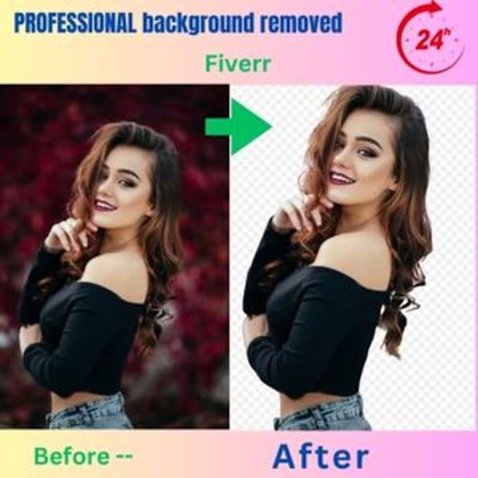 Gig Preview - Professional background remove images