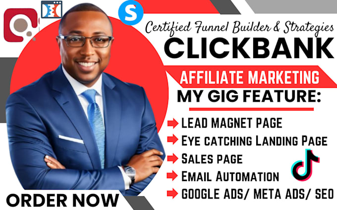 Gig Preview - Boost clickbank affiliate sales amazon affiliate website sales funnel expert