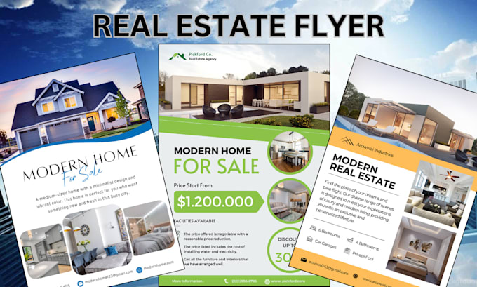 Gig Preview - Design real estate flyer, company, construction, business flyer or poster