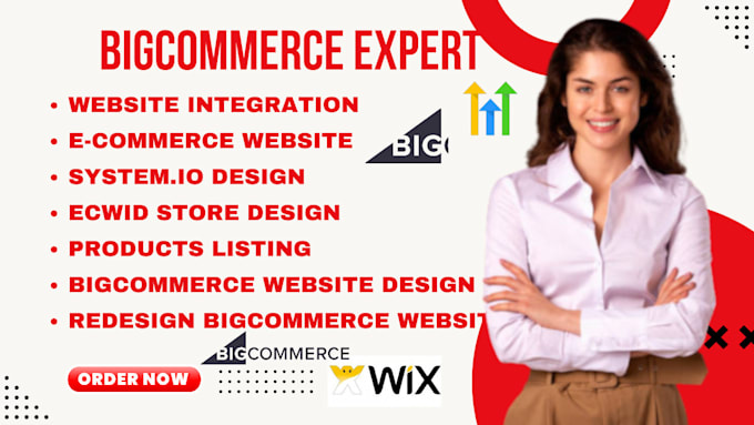 Gig Preview - Design premium bigcommerce store website ecwid store design