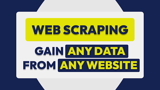 Gig Preview - Provide expert web scraping and data extraction services