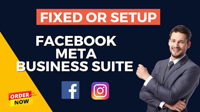 Gig Preview - Fixed issues or setup a facebook meta business suite account