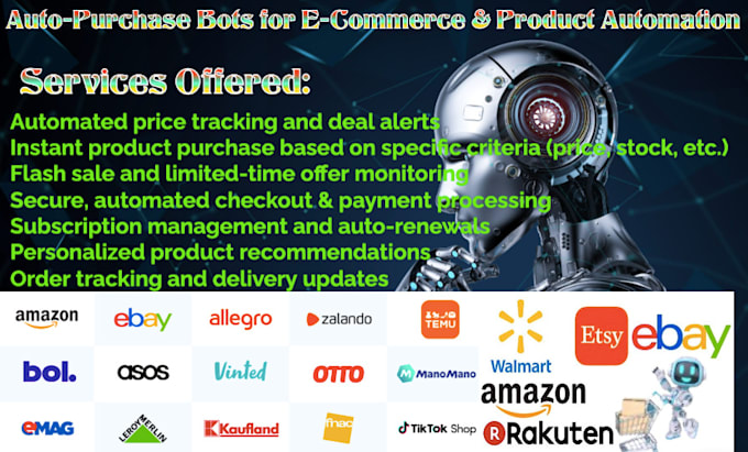 Gig Preview - Create a super fast auto purchase bot, pokemon center bot, bestbuy bot, target