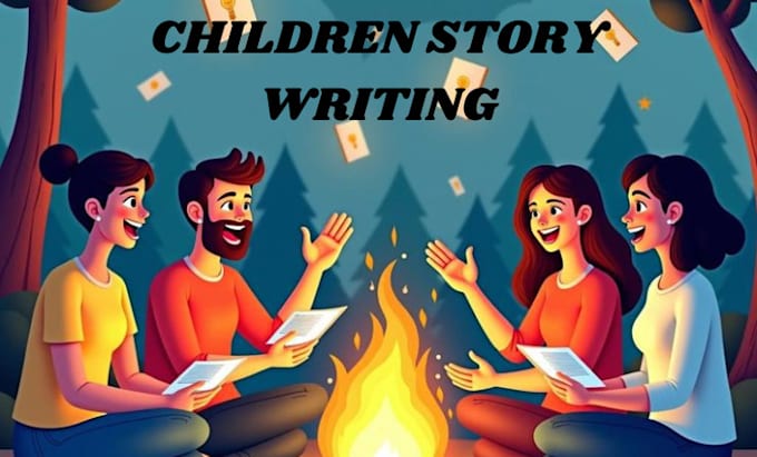 Gig Preview - Write children story book, children book ghost writer,children story book writer