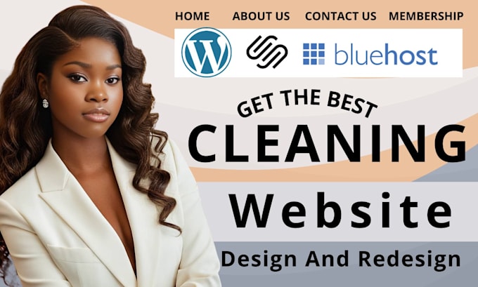 Gig Preview - Build cleaning service website pricing parameters booking koala website launch27