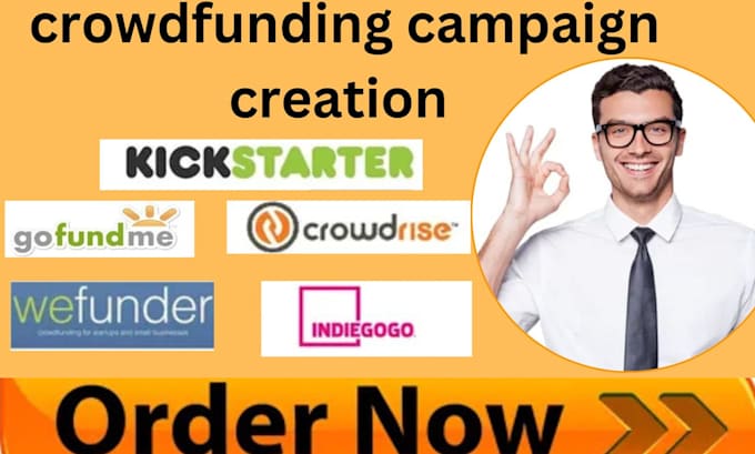 Gig Preview - Create a crowdfunding campaign for you