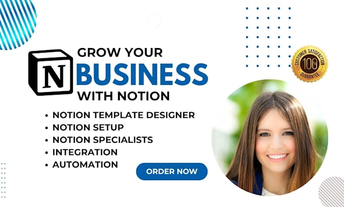 Gig Preview - Design notion template, notion dashboard, automation for your businesses