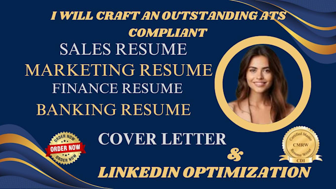 Gig Preview - Do sales resume writing marketing resume banking resume finance resume