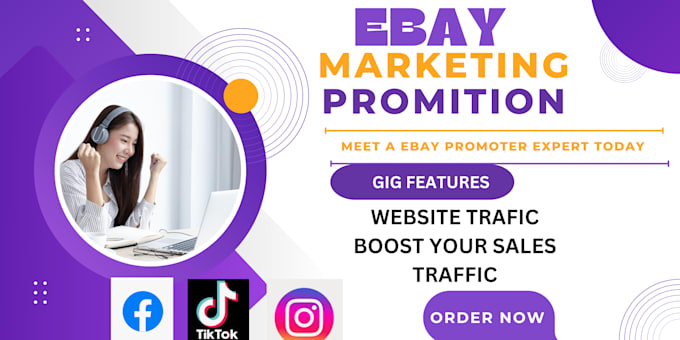 Gig Preview - Promote your custom ebay, etsy, shopify etc boost store traffic