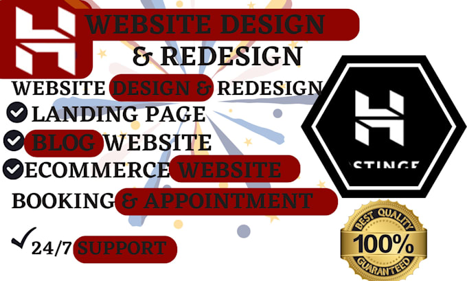 Gig Preview - Hostinger website design, hostinger website redesign, hostinger website design