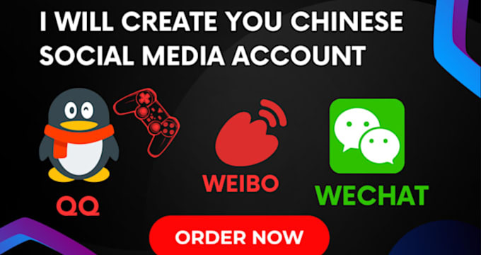 Gig Preview - Do wechat scan, wechat account creation, weibo, douyin, qq, and wechat content