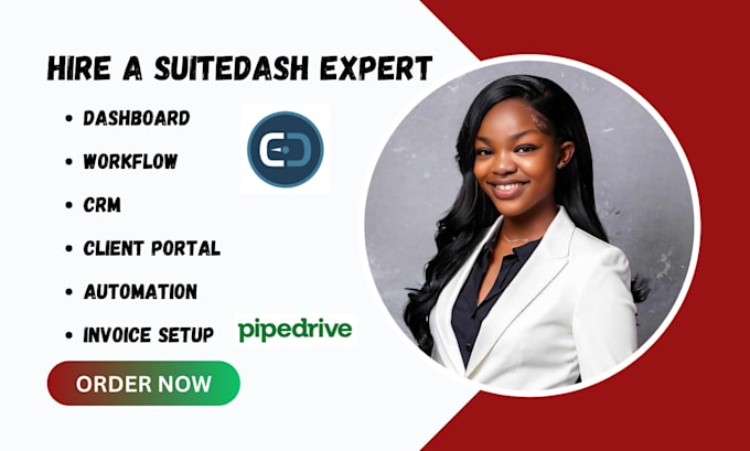 Gig Preview - Automate your suitedash portal dashboard form flow crm pipedrive