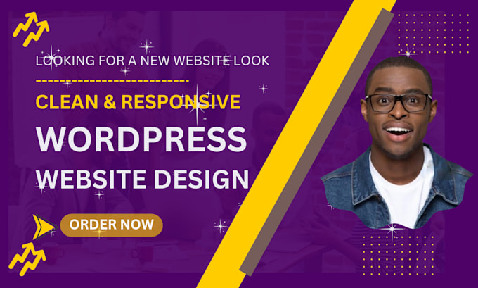 Gig Preview - Create responsive wordpress website design or website redesign