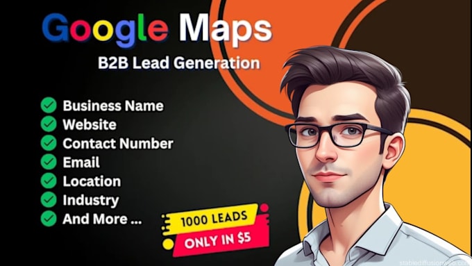 Gig Preview - Do map scraping, b2b data enrichment for lead generation