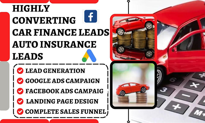 Gig Preview - Generate car finance leads auto finance auto loan car loan auto insurance leads