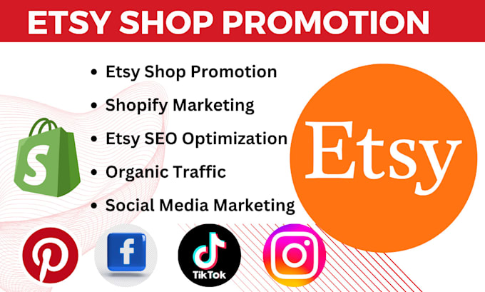 Gig Preview - Do etsy store promotion, etsy marketing, etsy seo to boost your store etsy sales