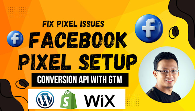 Gig Preview - Setup fix facebook pixel conversion API meta fb pixel setup