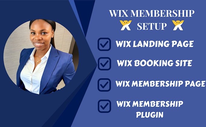 Gig Preview - Design or redesign wix website, wix membership site, wix booking system