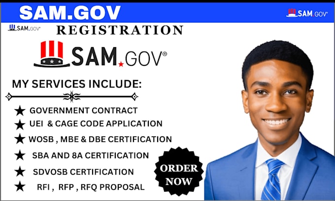 Gig Preview - Register you on sam gov get uei, cage code, non profit registration, 501c3, ein