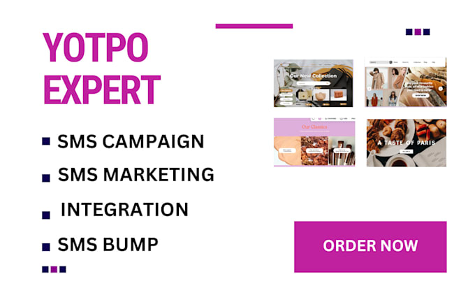 Gig Preview - Setup yotpo smsbump or klaviyo SMS flows in your shopify