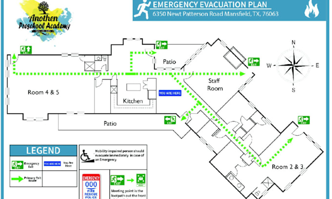 Gig Preview - Do fire safety, pe stamp and emergency evacuation plan