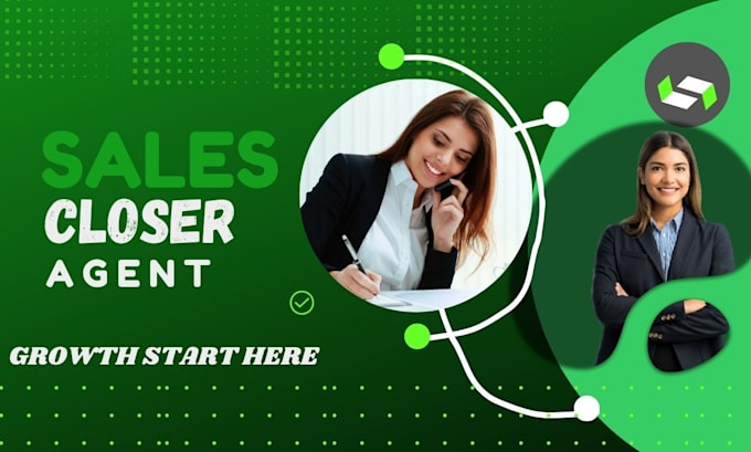 Gig Preview - Sales representative sales agent salesperson sales closer sales leads