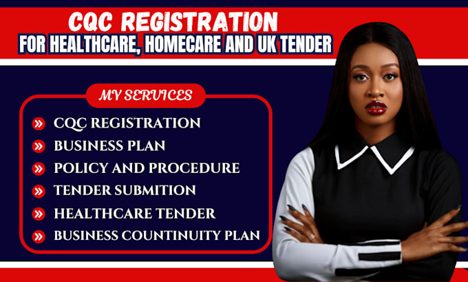 Gig Preview - Do cqc registration for nhs homecare tender and healthcare tender, UK ltd