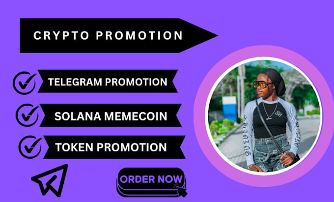 Gig Preview - Do telegram promotion,crypto token,solana pump fun to increase subscriber growth