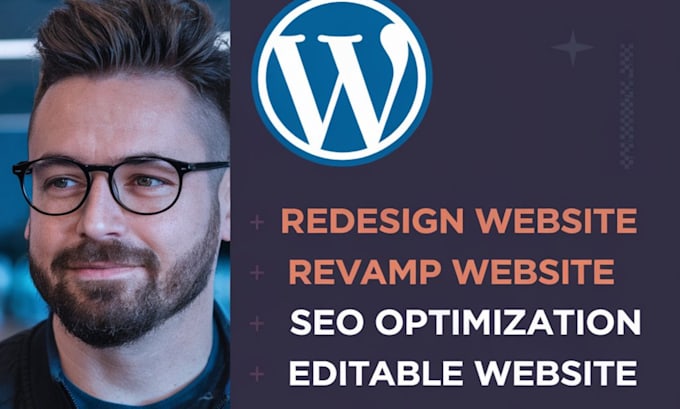 Gig Preview - Design revamp clone and edit any website into wordpress