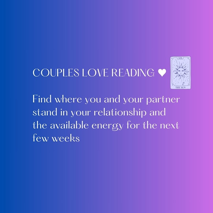 Gig Preview - Do a couples love reading in 24 hours or less