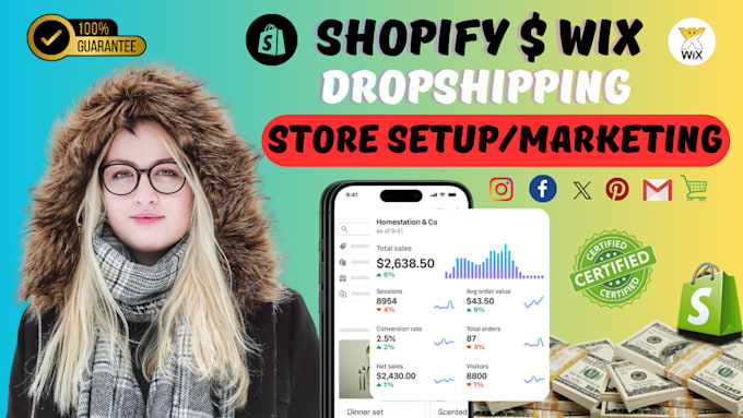 Gig Preview - Boost shopify sales, dropshipping marketing, fb ads, tiktok shopify SEO setup