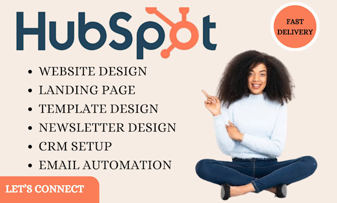 Gig Preview - Hubspot crm, hubspot landing page, hubspot website, figma to hubspot