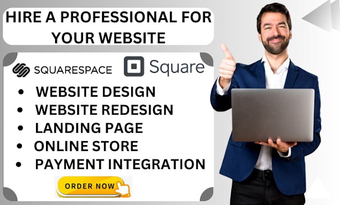 Gig Preview - Square website square online store redesign squarespace business square