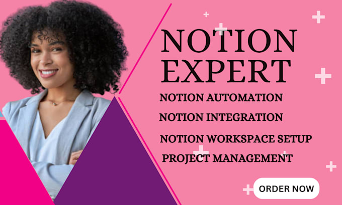 Gig Preview - Be your notion expert build notion workspace notion template