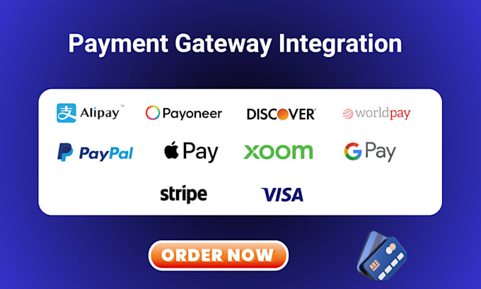 Gig Preview - Payment gateway integration for woocommerce paypal stripe applepay shopify store