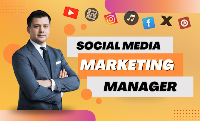 Gig Preview - Be your professional social media marketing manager